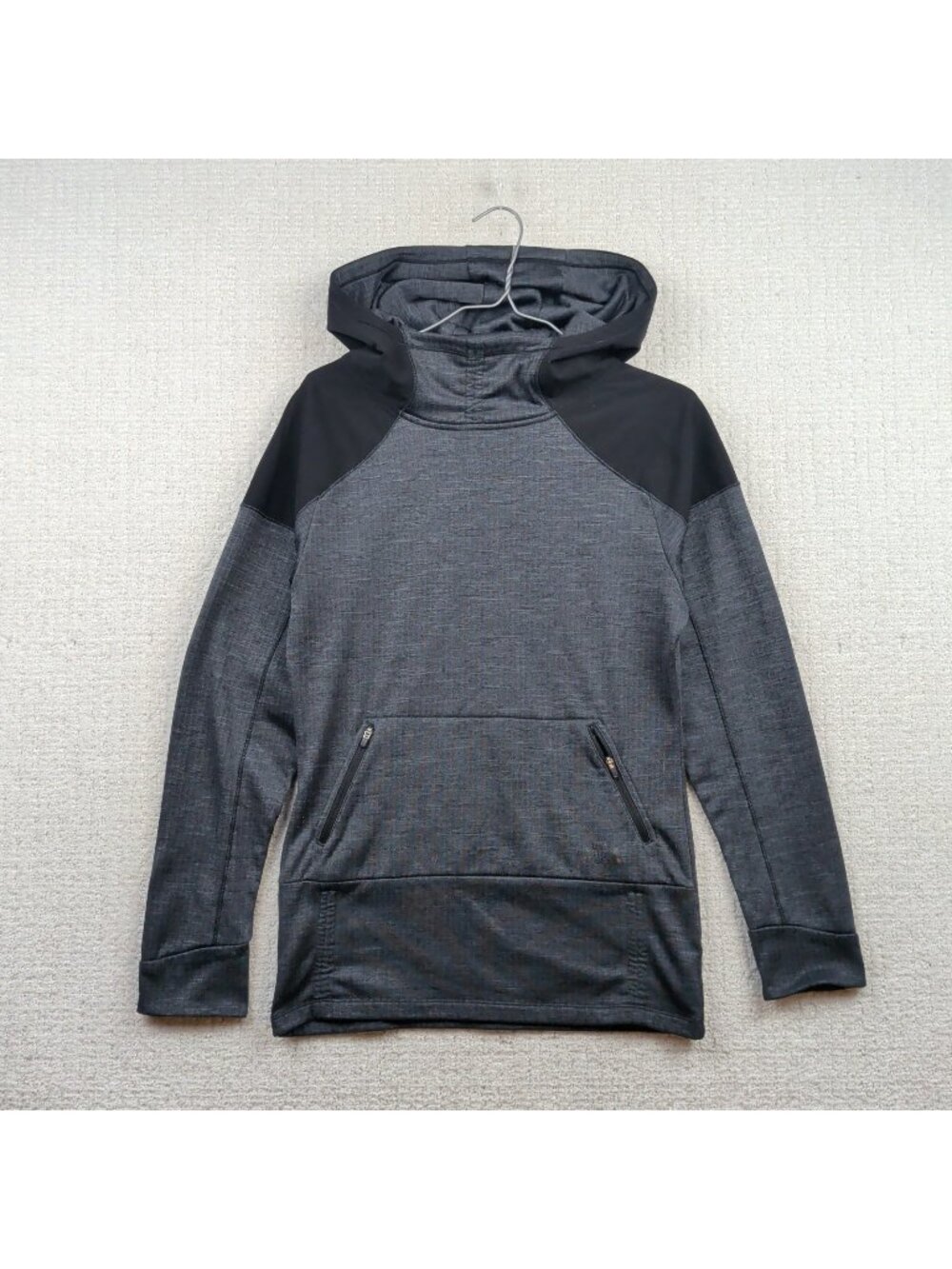 The North Face Dynamix Pullover Hoodie Fleece Hike Climb Gorpcore Wom Sz S Gray